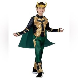NEW Child MARVEL Boy's Loki Deluxe Halloween Costume